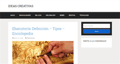 Desktop Screenshot of ideascreativas.net